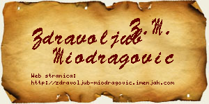 Zdravoljub Miodragović vizit kartica